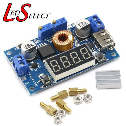 Step Down Buck Converter Voltage Current XL4015 5A USB Display **LOCAL STOCK**