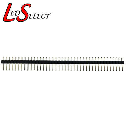 Header Pin Male 2.54mm 40Pin Straight Single Row Black **LOCAL STOCK**