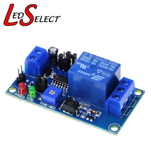 Controller Timer Delay 12V 0-3700Sec with Pot, Jumper & Trigger **LOCAL STOCK**