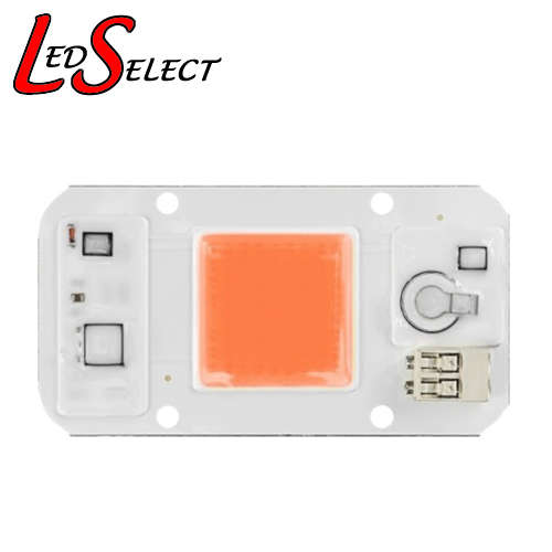 Led 50W 220V Full Spectrum with Connector Large Base Plant Grow Chip **LOCAL STOCK**