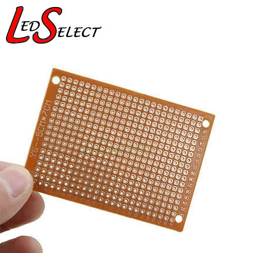 PCB Printed Circuit Board Prototype Brown 70x50mm One Sided **LOCAL STOCK**