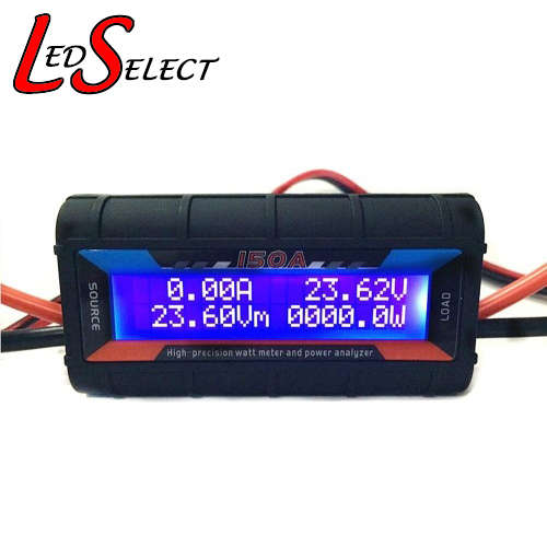 Watt Volt Power Meter DC 60V 150A + backlit LCD display **LOCAL STOCK**