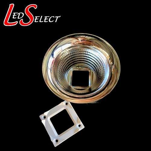 Lens Reflector Cup 90mm for 20-100W LED Chips + Bracket **LOCAL STOCK**