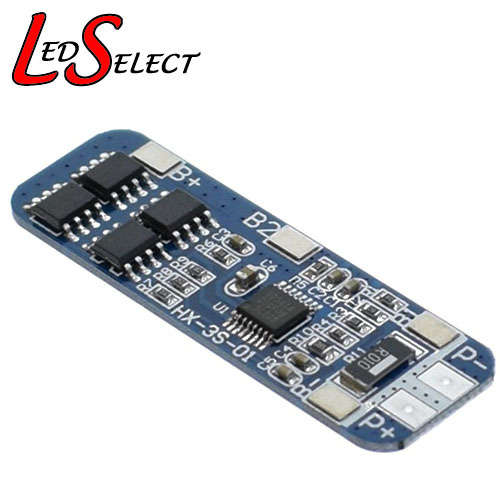 Battery 18650 Protection Board 3S 12.6V 10A Blue **LOCAL STOCK**