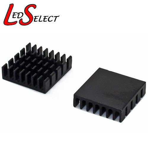 Heatsink 20 x 20 x 6mm Black **LOCAL STOCK**