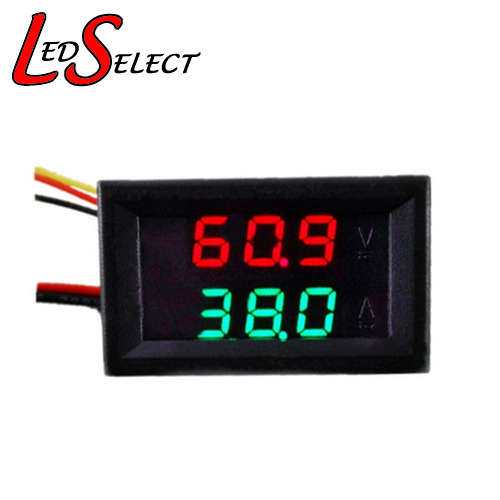 Voltmeter Ammeter DC 0.00-33.0V 10A Dual LED 3 Digit (Red+Green) **LOCAL STOCK**