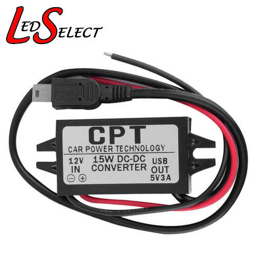 Battery Charger Car Samsung Mobile 12V to 5V 3A Mini Usb Straight **LOCAL STOCK**