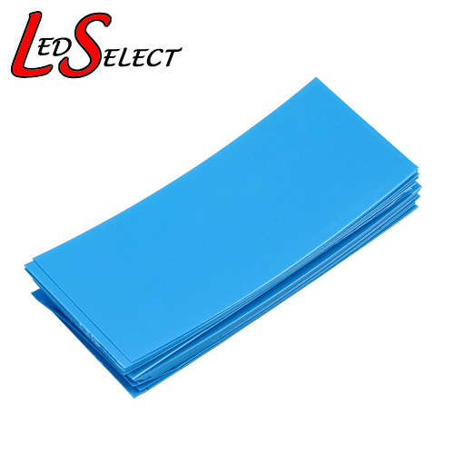 Battery 18650 Sleeve Heatshrink Tubing Blue 72x30mm **LOCAL STOCK**