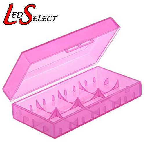 Battery 18650 Holder Storage Box Pink **LOCAL STOCK**
