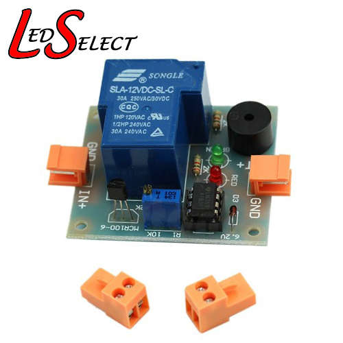 12V Battery Voltage Discharge Cut off, Alarm & Light **LOCAL STOCK**