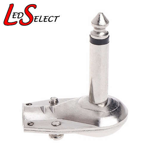 Connector 6.35mm Male Right Angle Mono Plug 1/4inch Guitar **LOCAL STOCK**