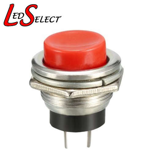 Switch Push Button Momentary Red Button Metal 16mm **LOCAL STOCK**