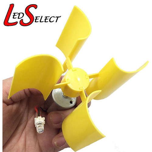 Wind Turbine Blade Yellow 100x60mm **LOCAL STOCK**