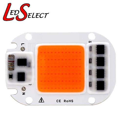 50W Led Full Spectrum New Improved Plant Grow Chip 220V 380-840nm **LOCAL STOCK**