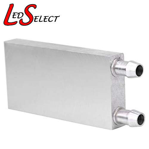 Heatsink Aluminium Water Cooling Block for Peltier 80 x 40 x 12mm **LOCAL STOCK**