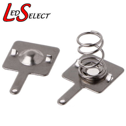 Battery Spring Terminal Tab Set 13x11mm **LOCAL STOCK**