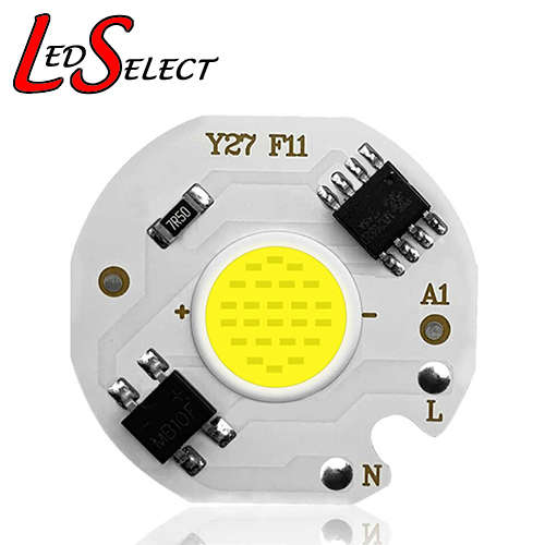 10W Led Cool White Smart IC 220V Direct 27mm **LOCAL STOCK**