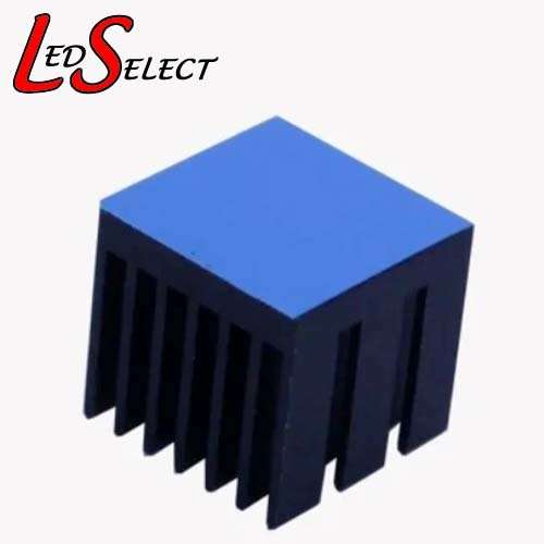 Heatsink 20 x 20 x 19mm Black + Thermal Tape **LOCAL STOCK**