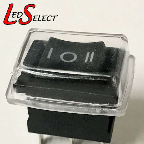 Switch Rocker 15x21mm Clear Cover Waterproof  **LOCAL STOCK**