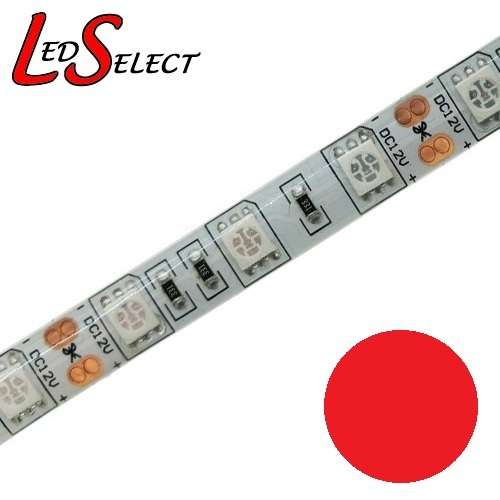 Led Strip Light 5050 60 Led p/mtr Red Water Resistant 14.4W p/mtr **LOCAL STOCK**