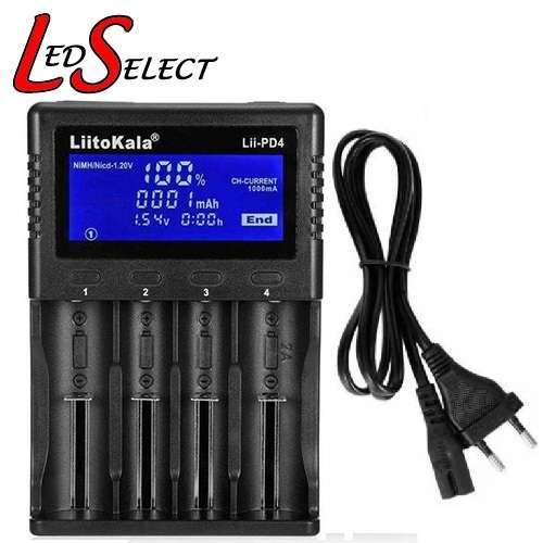 Battery Charger Liitokala PD4 12V/220V + Display **LOCAL STOCK**