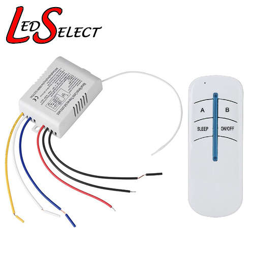 Controller 220V 2 Channel + RF Remote **LOCAL STOCK**