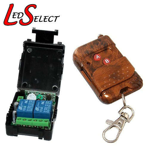 Controller Relay 12V 2 Channel + RF Wireless Remote 315Mhz **LOCAL STOCK**