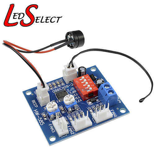 Fan Speed Controller 12V PWM Temperature Module **LOCAL STOCK**