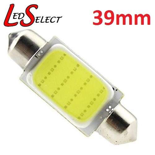 Car Vehicle Interior Cob Light 39mm 5W 12Led **LOCAL STOCK**