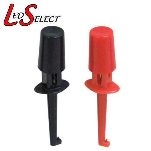 Test Probe Grabber Hook Clip 1 Pair **LOCAL STOCK**