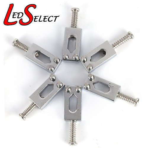 Metal Roller Bridge Guitar Saddles 6pcs **LOCAL STOCK**