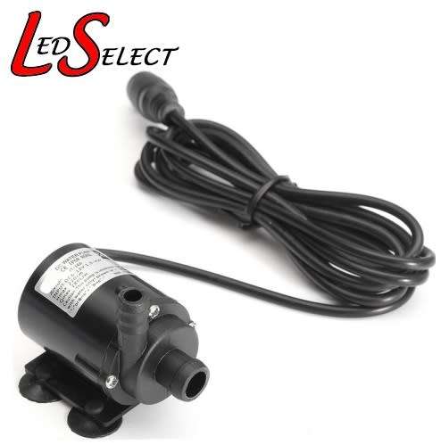Pump 6V -12V DC Mini Submersible 280L/H 2.2M Lift with Suction Base **LOCAL STOCK**