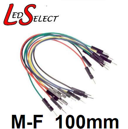 Wire Jumper Dupont Male - Female 100mm 1pc **LOCAL STOCK**