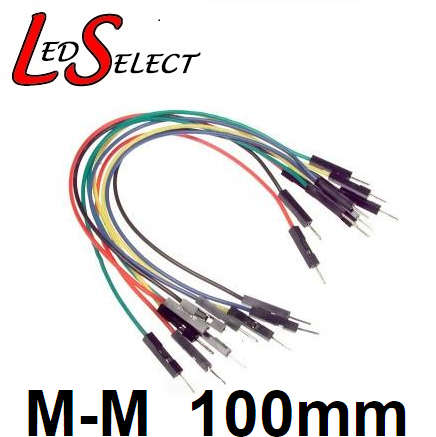 Wire Jumper Dupont Male - Male 100mm 1pc **LOCAL STOCK**