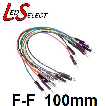 Wire Jumper Dupont Female - Female 100mm 1pc **LOCAL STOCK**