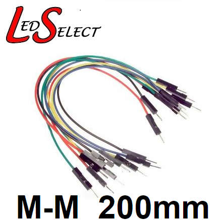 Wire Jumper Dupont Male - Male 200mm 1pc **LOCAL STOCK**