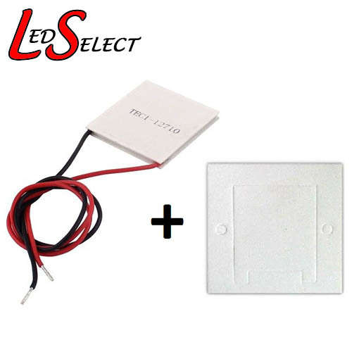 Thermoelectric Cooler Peltier Plate TEC1-12710 12V 10A 40mm with Insulation Pad **LOCAL STOCK**