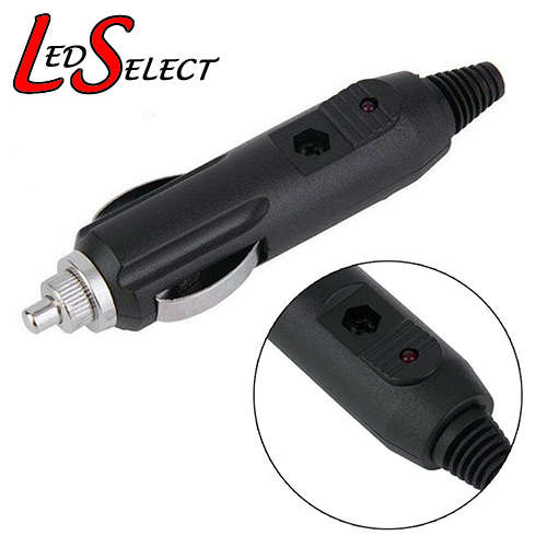 Car Cigarette Power Socket 12V Male Red Led Fused **LOCAL STOCK**