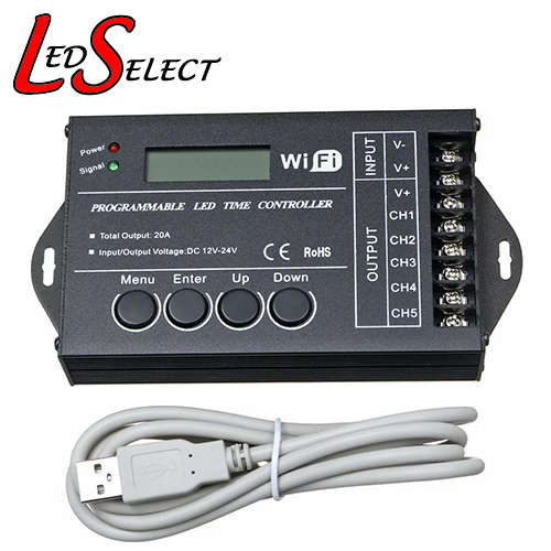 Time Controller Programmable Wifi TC421 5 Channel Fish Tank Aquarium Marine Reef **LOCAL STOCK**