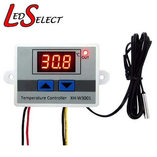 Controller Temperature Digital Meter LCD XH-W3001 220V Switch Probe **LOCAL STOCK**