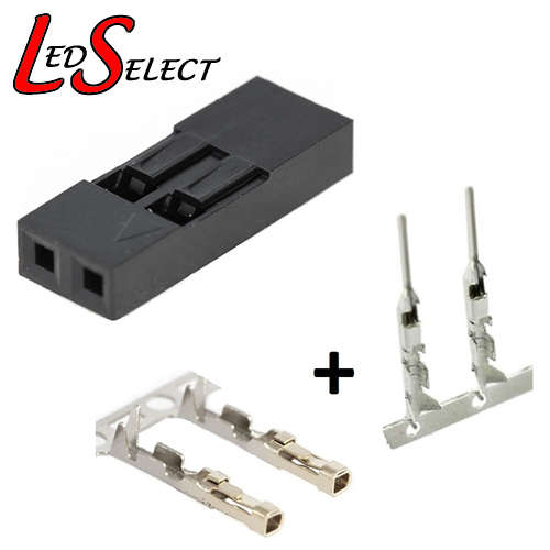 Connector Dupont Housing 2 Pin + Male / Female Pins **LOCAL STOCK**