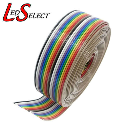 Wire Rainbow Ribbon 20pin Flat 1mtr **LOCAL STOCK**