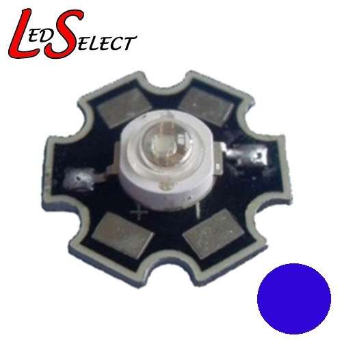 1W Led Royal Blue on Aluminium Base **LOCAL STOCK**