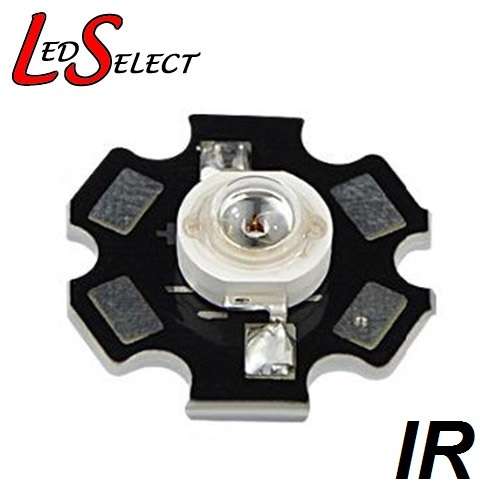 Led 1W Infrared 940nm 140 Deg on Aluminium base **LOCAL STOCK**