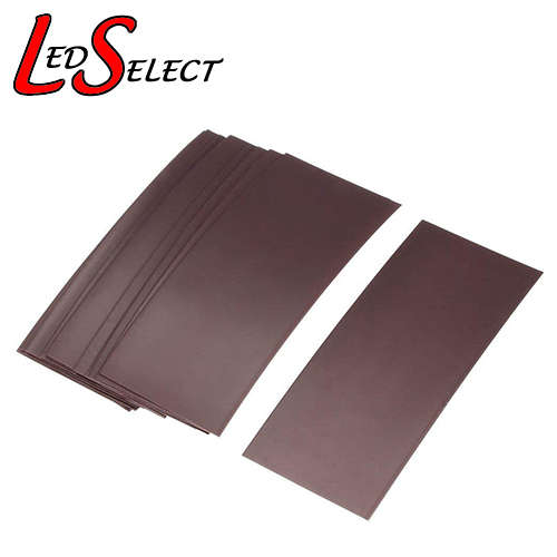 Battery 18650 Sleeve Heat Shrink Tubing Brown 72x30mm **LOCAL STOCK**