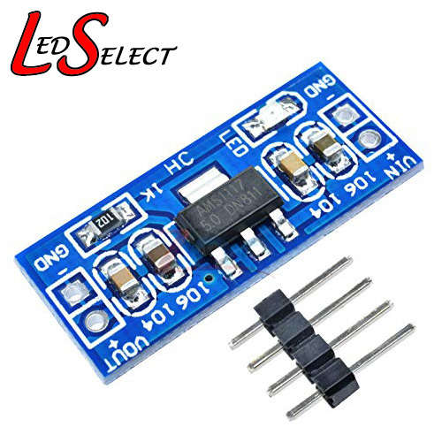 Step Down Voltage 800mA (6-12V to 5V) AMS1117 **LOCAL STOCK**