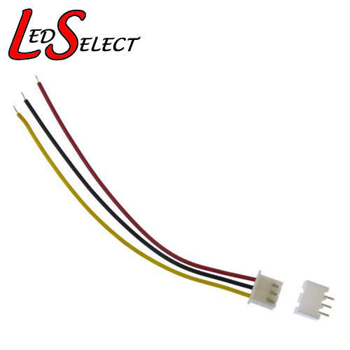 Connector JST XH 3pin 2.54mm Male + Female Set 150mm Wire **LOCAL STOCK**