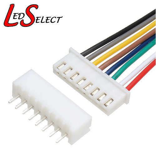 Connector JST XH 8Pin 2.54mm Male + Female Set 150mm Wire **LOCAL STOCK**