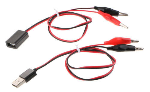 Meter 11in1 5V USB Multicolour Led + Alligator Cable Leads **LOCAL STOCK**