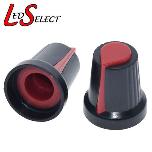 Dimmer Rotary Knob 6mm Shaft Red WH148 **LOCAL STOCK**